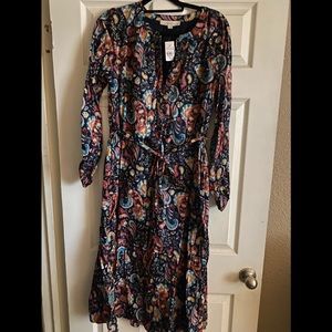 Midi Lift Printed dress